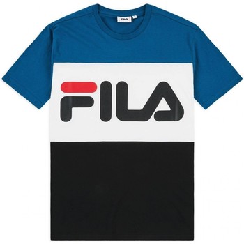 Vêtements Homme T-shirts & Polos Fitness Fila T-shirt en LIGNE JOUR de TEE Hommes bleu blanc Bleu