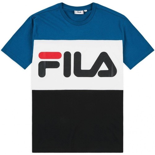 Vêtements Homme T-shirts & Polos Fila another T-shirt en LIGNE JOUR de TEE Hommes bleu blanc Bleu