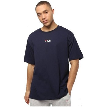 Vêtements Homme Oreillers / Traversins Fila T-shirt en LIGNE Bender Tee Hommes Bleu foncé Bleu
