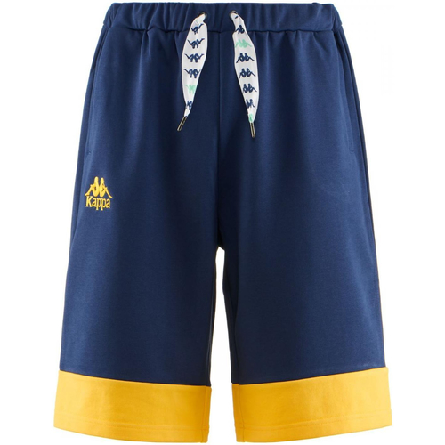 Vêtements Kappa AUTHENTIC SAND COLLIDE 906-blue-md-yellow - Vêtements Shorts / Bermudas Homme 24 