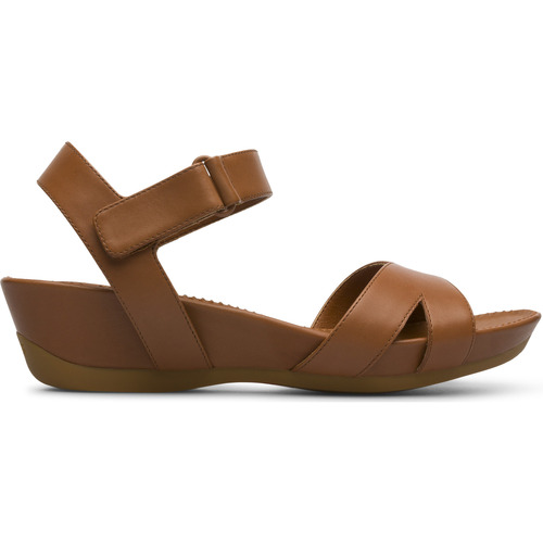 Femme Camper Sandales cuir Micro marron - Chaussures Sandale Femme 110 