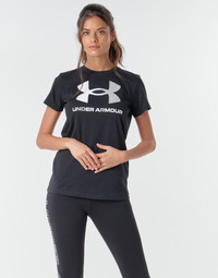 Vêtements Femme T-shirts manches courtes Under Armour GRAPHIC SSC Noir