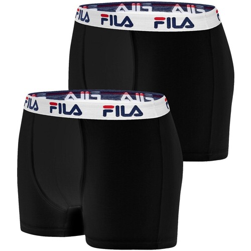 Sous-vêtements Homme Boxers Reggio Fila Lot de 2 Boxers coton homme FU5016 Noir