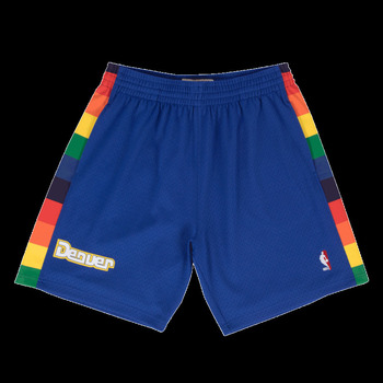 Mitchell And Ness Short NBA Denver Nuggets 1991- Multicolore