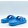 Chaussures Femme Sandales et Nu-pieds Kebello Mules à boucle Bleu F Bleu