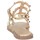 Chaussures Femme Sandales et Nu-pieds Exé Shoes Exe' VF239-6 Sandales Femme or Doré