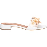 Chaussures Femme Mules Tsakiris Mallas 605 CELIA 6-1 Sandales Femme blanc Blanc