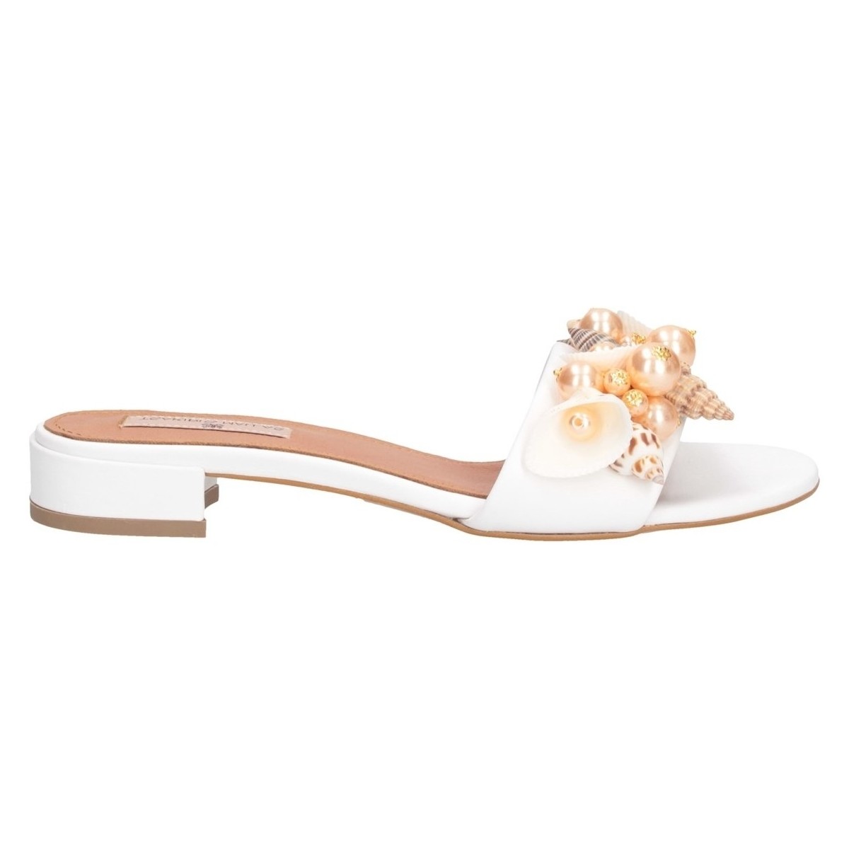 Chaussures Femme Sandales et Nu-pieds Tsakiris Mallas 605 CELIA 6-1 Sandales Femme blanc Blanc