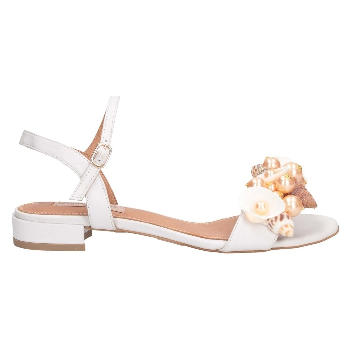Chaussures Femme Sandales et Nu-pieds Tsakiris Mallas 601 CELIA 6-1 Sandales Femme blanc Blanc