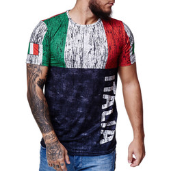Vêtements Homme T-shirts manches courtes Cabin T-shirt patent homme Italie T-shirt patent Italia gris Gris