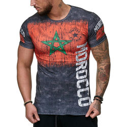 Vêtements Homme T-shirts manches courtes Cabin T-shirt Maroc pour homme T-shirt Morocco gris Gris