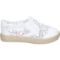 Chaussures Fille Slip ons Asso BM446 Blanc