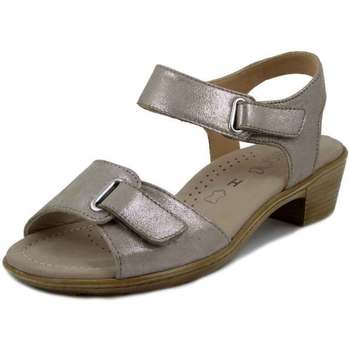 Chaussures Femme Le Temps des Cerises Caprice Femme Chaussures, Sandales Confort, Nubuck-28252 Beige