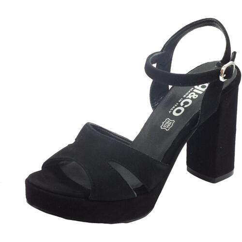 Chaussures Femme Sandales et Nu-pieds IgI&CO 5194033 Capra Scamosc. Noir