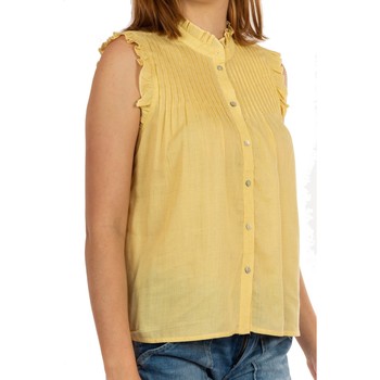 Vêtements Femme Chemises / Chemisiers Vero Moda olavia pale banana jaune