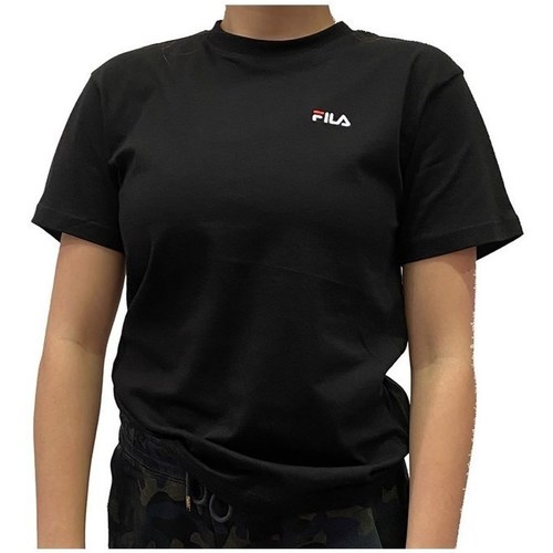 Vêtements Femme T-shirts manches courtes Fila Eara Tee Noir
