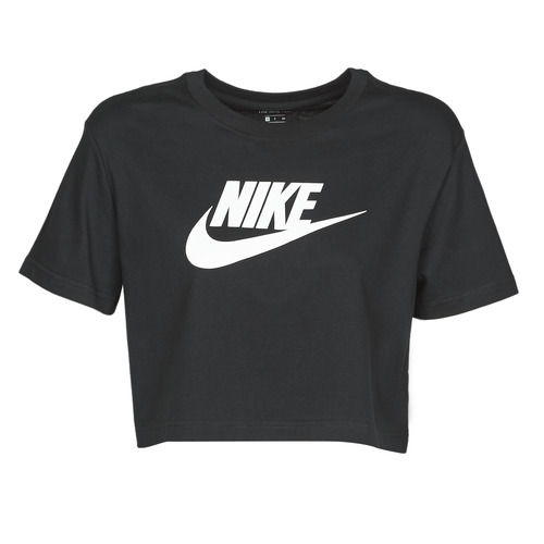 Vêtements Femme T-shirts manches courtes Nike pants W NSW TEE ESSNTL CRP ICN FTR Noir