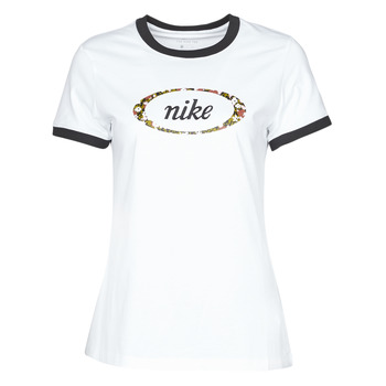 Vêtements Femme T-shirts manches courtes Nike W NSW TEE FEMME RINGER Blanc