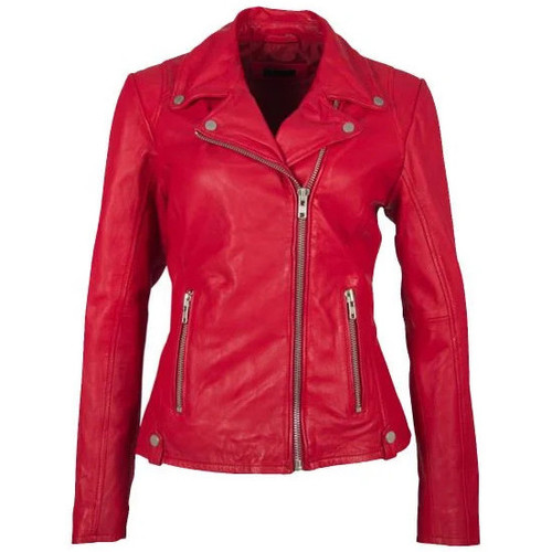 Deercraft SHELLA LNV RED Rouge - Livraison Gratuite | Spartoo ! - Vêtements  Vestes en cuir / synthétiques Femme 149,40 €