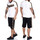 Vêtements Homme Pantalons de survêtement Monsieurmode Ensemble bermuda et t-shirt Ensemble 1462 blanc Blanc