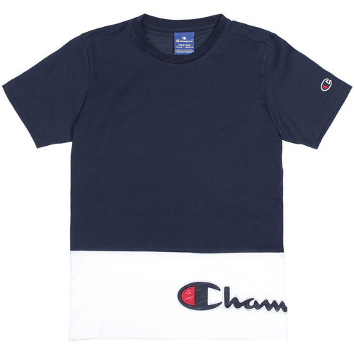 Champion Junior Bleu - Vêtements T-shirts & Polos Enfant 21,60 €