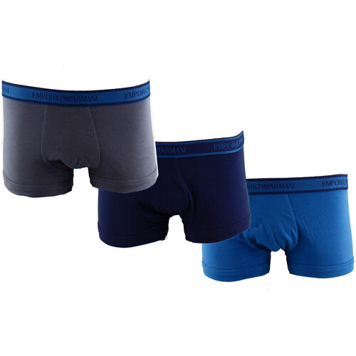 Sous-vêtements Homme Boxers Emporio Armani tied-front shirt dressni 3 PACK de Bleu