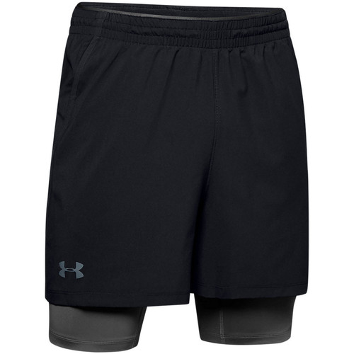 Vêtements Homme Shorts / Bermudas Under ARMOUR Select QUALIFIER 2-IN-1 Noir