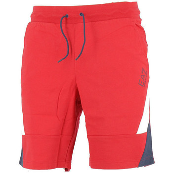 Vêtements Homme Shorts / Bermudas Emporio stretch-cotton Armani gathered-detail midi dress Bermuda EA7 Rouge