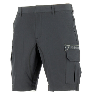 Vêtements Homme Shorts / Bermudas Emporio Armani blazer logo-plaque leather tote bag Greyni Short Noir