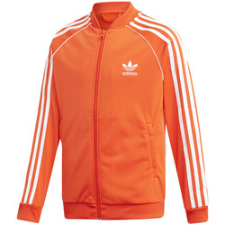 adidas Originals SUPERSTAR Orange - Vêtements Vestes de survêtement Enfant  43,20 €