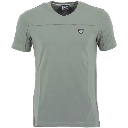 Vêtements Homme T-shirts & Polos Giorgio Armani Slip-On-Sneakers mit mandelförmiger Kappeni Tee-shirt Gris