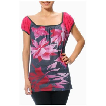 Vêtements Femme T-shirts & Polos Smash T Shirt femme Batang gris/rose Rose