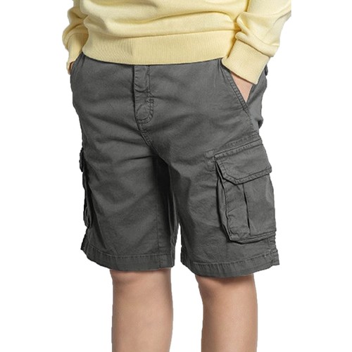 Shorts & Bermudas Garçon Deeluxe Short SLOG Charcoal - Vêtements Shorts / Bermudas Enfant 29 