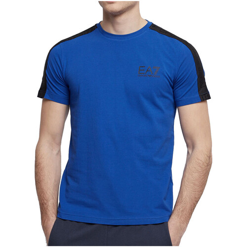 Vêtements Homme Emporio Blau Armani jacquard logo joggers Ea7 Emporio Blau Armani Tee-shirt Bleu