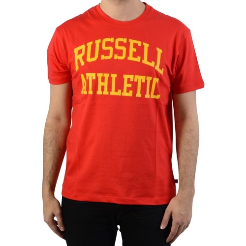 Vêtements Homme T-shirts manches courtes Russell Athletic Tee-Shirt Iconic SS Tee Rouge