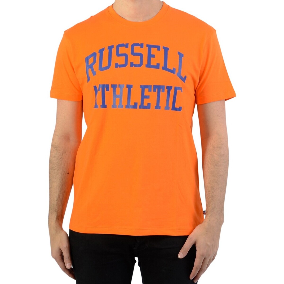 Vêtements Homme T-shirts manches courtes Russell Athletic Tee-Shirt Iconic SS Tee Orange