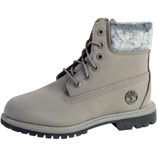 Chaussures Femme Boots 2-Strap Timberland Boot Premium 6 IN Waterproof Femme Gris