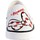 Chaussures Fille Baskets basses Geox Basket Fille J Kilwi G. H - Print.Text Blanc