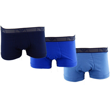 Sous-vêtements Homme Boxers emporio armani mens oversize logo hoodieni Pack de 3 Bleu