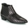 Chaussures Femme Boots Fericelli NANARUM Noir / argenté