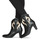 Chaussures Femme Bottines Fericelli NARLOTTE Noir / doré