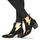 Chaussures Femme Bottines Fericelli NAUSSON Noir / doré