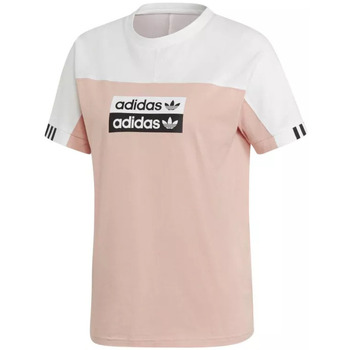 Vêtements Femme T-shirts manches courtes adidas Originals Tee-shirt  Originals Rose