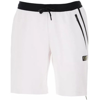 Vêtements Homme Shorts / Bermudas Ea7 Emporio Armani dopasowanym Short Blanc
