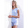 Vêtements Femme Pyjamas / Chemises de nuit Admas Pyjama short t-shirt Fresh And Soft Bleu