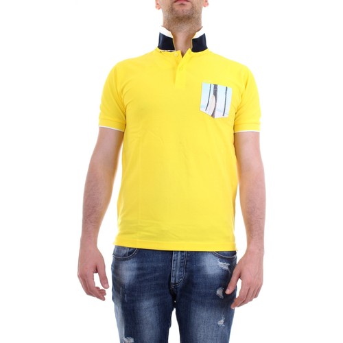 Vêtements Homme Vans Classic T-shirt met logo in wit Sun68 A30118 polo homme Jaune Jaune