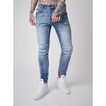 Vêtements Homme Jeans skinny Millennium Yakwarm Legging Jean T19958 Bleu