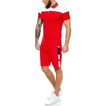 Vêtements Homme Pantalons de survêtement Monsieurmode Ensemble polo, maillot de bain Ensemble 125 rouge Rouge