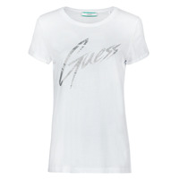 Vêtements Femme T-shirts manches courtes Guess SS CN IVONNE TEE Blanc