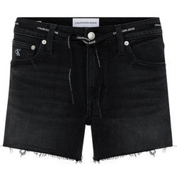 Vêtements Femme Shorts / Bermudas Calvin Klein Jeans Short en jean  ref_49176 Noir Noir